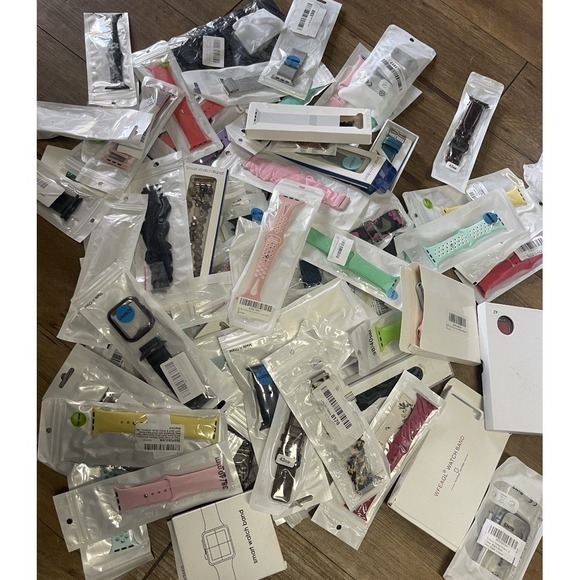 The Unbranded Brand Accessories - 100 Apple Watch Band Wholesale Lot All Generations Multiple Colors All Sizes New